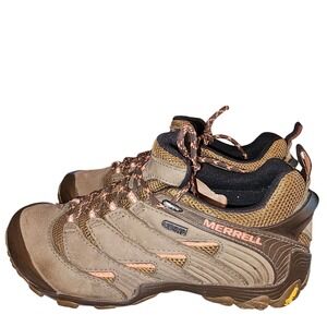 Merrell Moab 2‎ Waterproof Hiking Trail Shoes Women's Size 7 Dusty Olive Camping